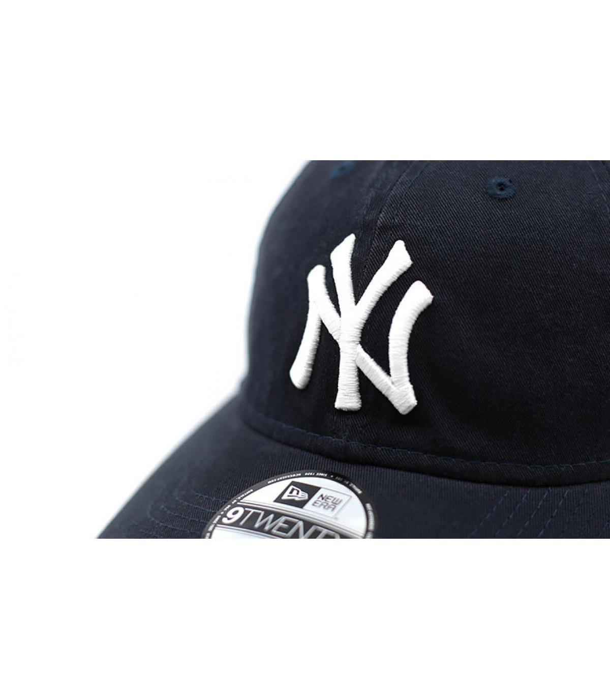 blue white NY cap